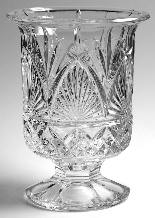 Diane 1 Piece Footed Hurricane/Candleholder by Godinger-1