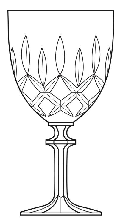 GOR9 Water Goblet by Gorham Crystal-1