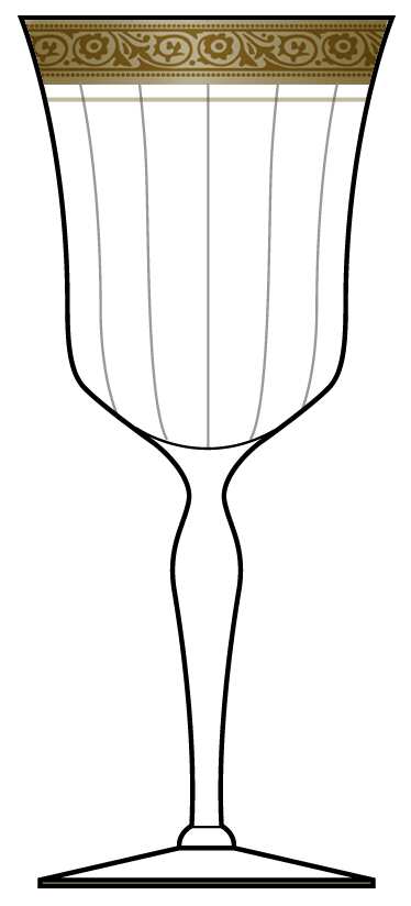 Minton (1000, Gold Encrusted) Water Goblet by Glastonbury - Lotus-1