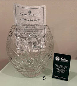 Millennium 8" Flower Vase by Galway-1