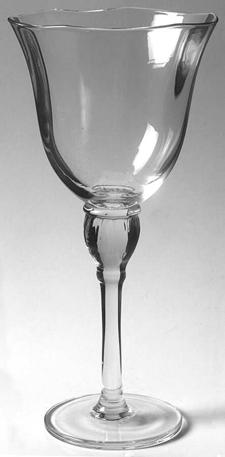 Rose Serenade Water Goblet by Gorham Crystal-1