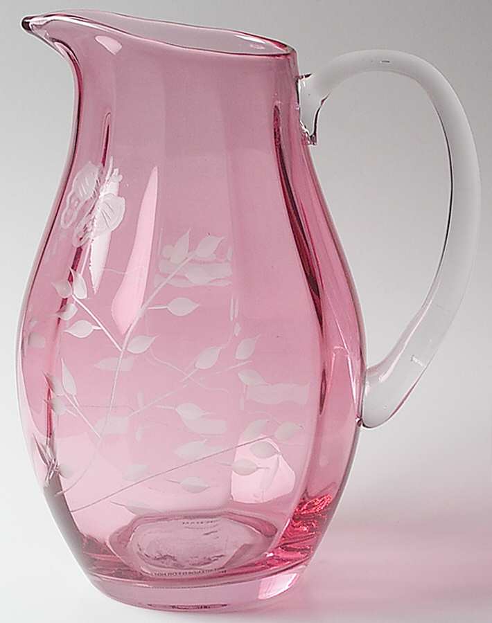 Rose Serenade 88 Oz Pitcher by Gorham Crystal-1