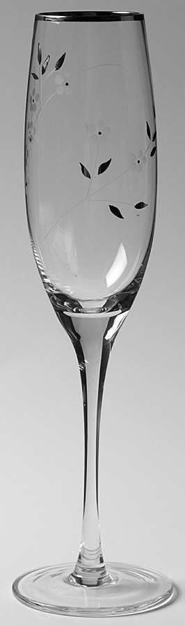Flowering Meadow Fluted Champagne by Gorham Crystal-1