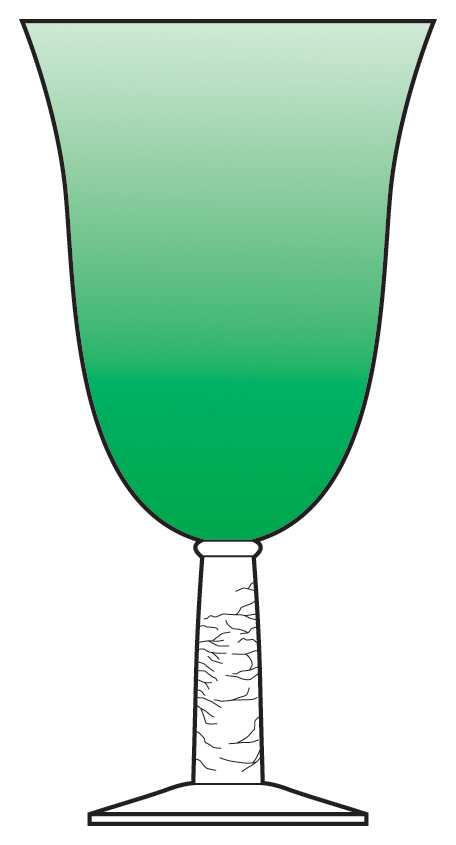Crackle Green Iced Tea by Gorham Crystal-1