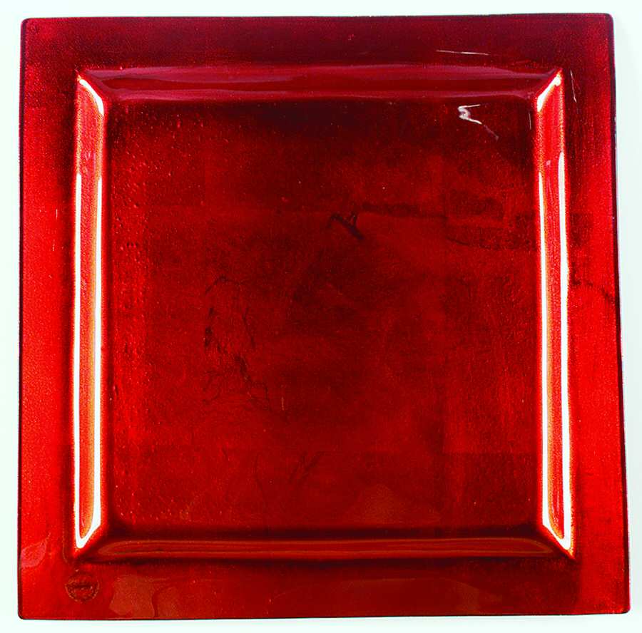 Reindeer Square Tray by Gorham Crystal-1