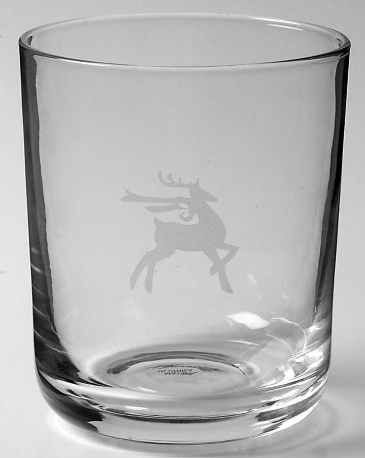 Reindeer Double Old Fashioned by Gorham Crystal-1