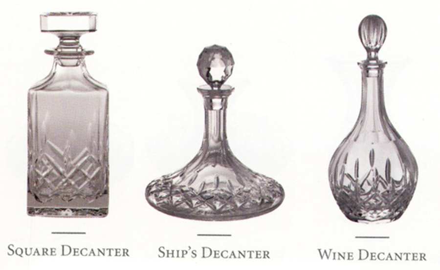 Longford (New Shape, 2007) Square Decanter with Stopper by Galway-1