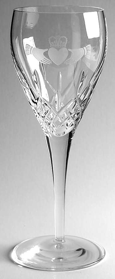 Claddagh (New Shape, 2007) Wine Glass by Galway-1