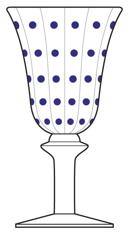 Bounce Water Goblet by Global Amici-1