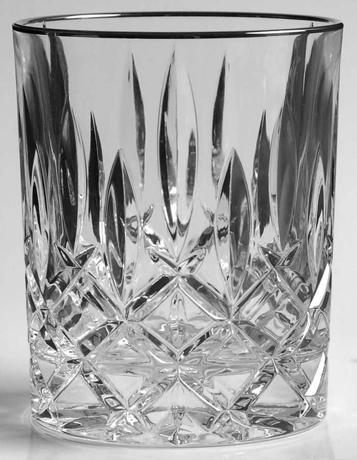 Lady Anne Signature Platinum Double Old Fashioned by Gorham Crystal-1