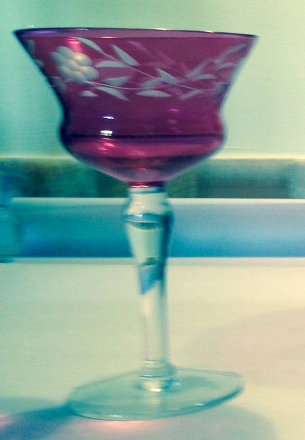 3720-9 Ruby Champagne/Tall Sherbet by Glastonbury - Lotus-1