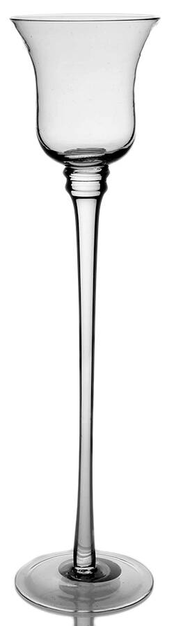 Infinity 12" Candleholder by Gorham Crystal-1