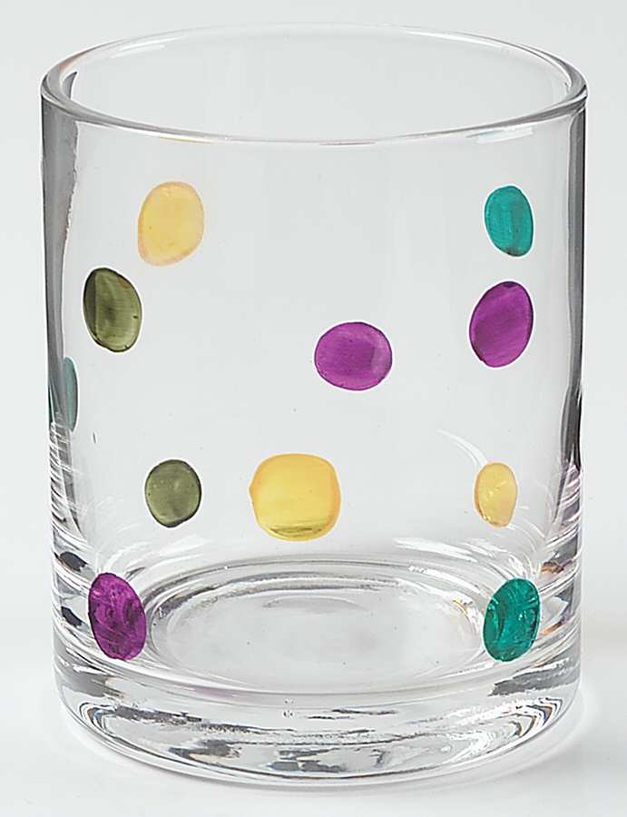 On the Dot Double Old Fashioned by Gorham Crystal-1
