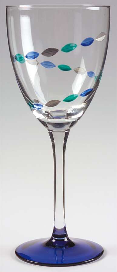 Springtime Jewels Water Goblet by Gorham Crystal-1