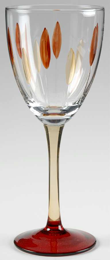 Fall Jewels Water Goblet by Gorham Crystal-1