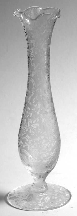 White Frost 7" Bud Vase by Glastonbury - Lotus-1