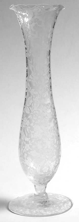 White Frost 8" Bud Vase by Glastonbury - Lotus-1