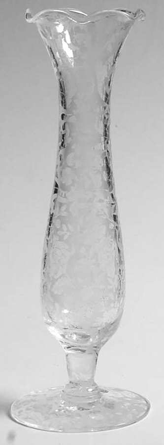White Frost 6" Bud Vase by Glastonbury - Lotus-1