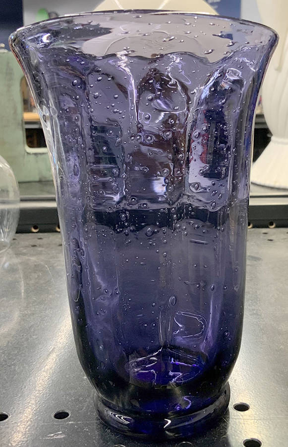 Shades Bubbles Eggplant 20 Oz Flat Tumbler by Gibson-1
