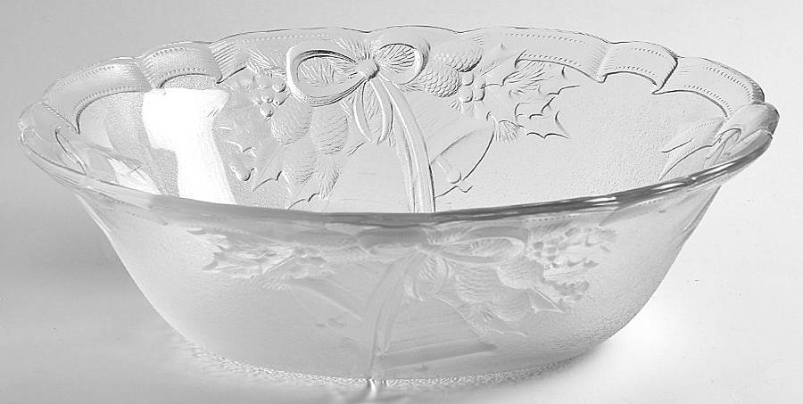 Holiday Time 10" Oval Bowl by Gibson-1