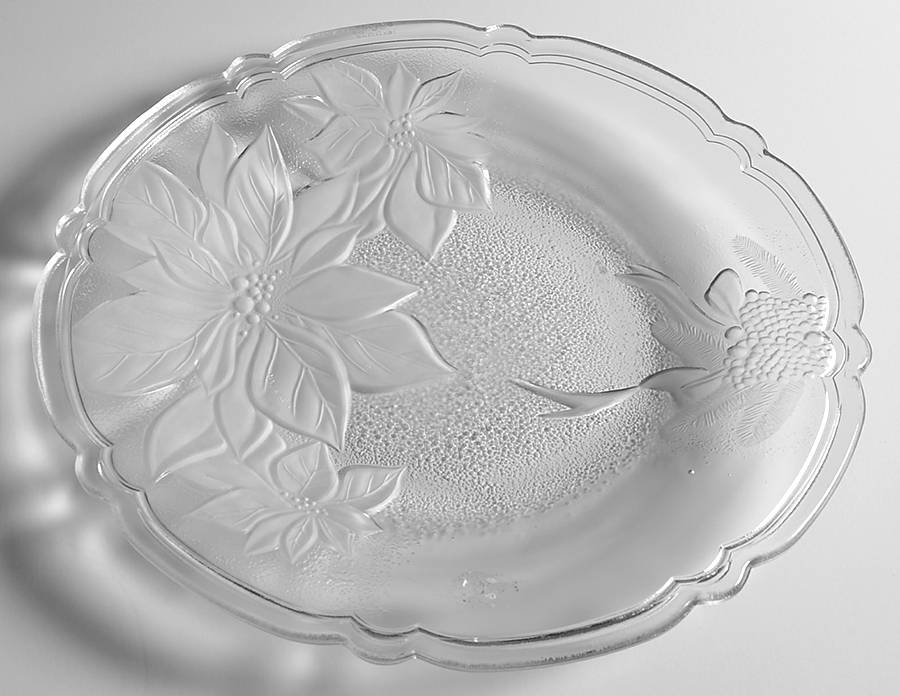 Holiday Time 13" Round Platter by Gibson-1