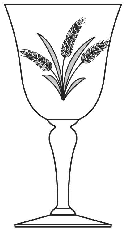 L26-1 Water Goblet by Glastonbury - Lotus-1