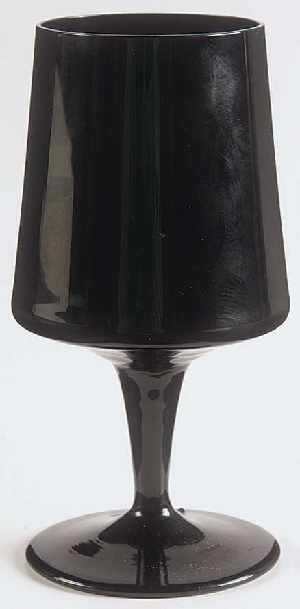 Verve Black Water Goblet by Gorham Crystal-1