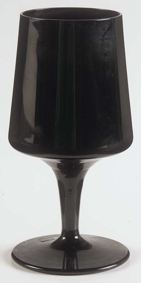 Verve Black Wine Glass by Gorham Crystal-1