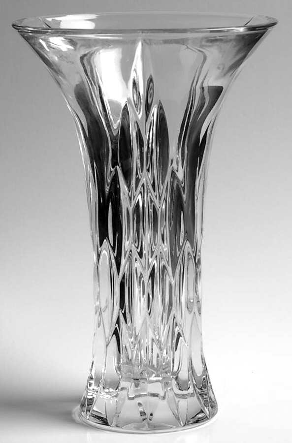 Mirage 8" Flower Vase by Gorham Crystal-1