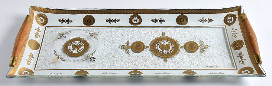 Embassy 19" Rectangular Tray by Georges Briard-1