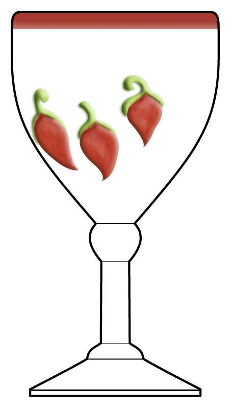 Chili Pepper Water Goblet by Global Amici-1