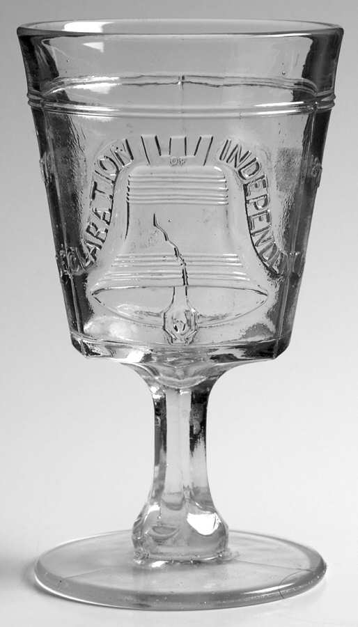 Liberty Bell Water Goblet by Gillinder-1