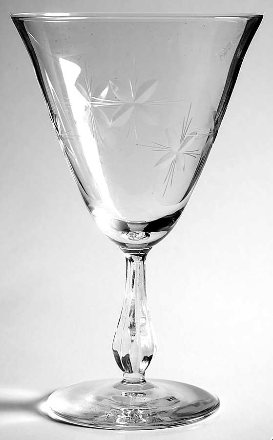 2003-2 Water Goblet by Glastonbury - Lotus-1