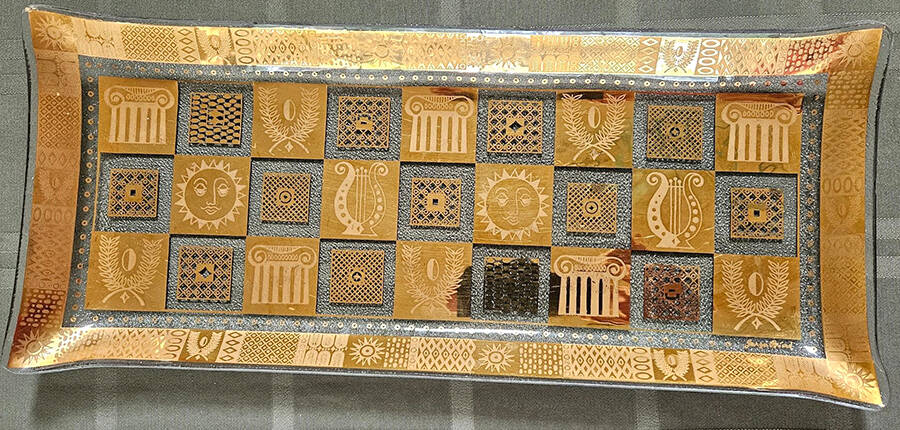 GBG17 16" Rectangular Tray by Georges Briard-1