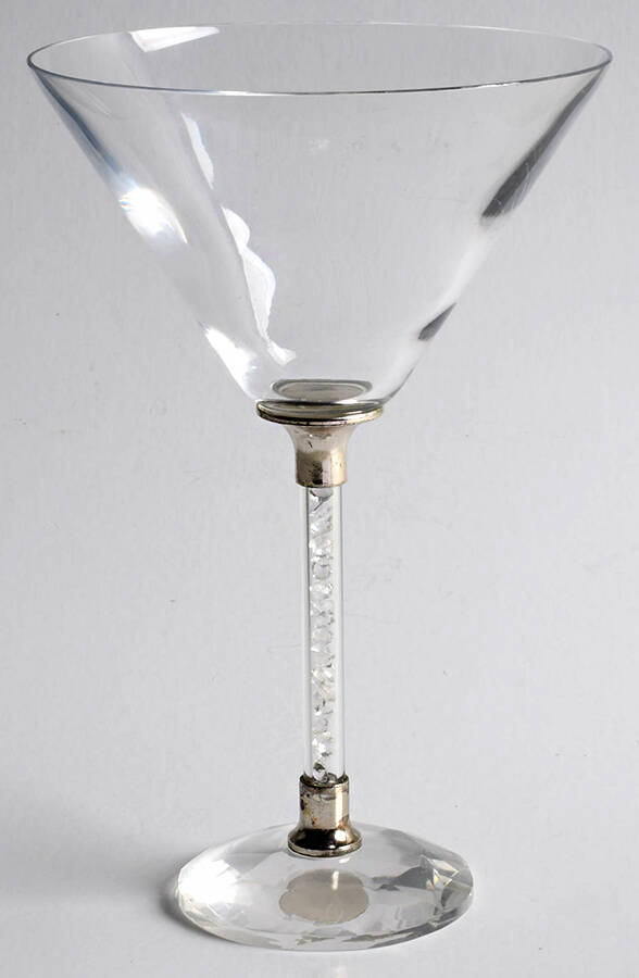 Floating Diamonds Martini Glass by Godinger-1