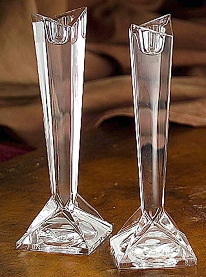 Tempo 9" Single Light Candlestick by Godinger-1