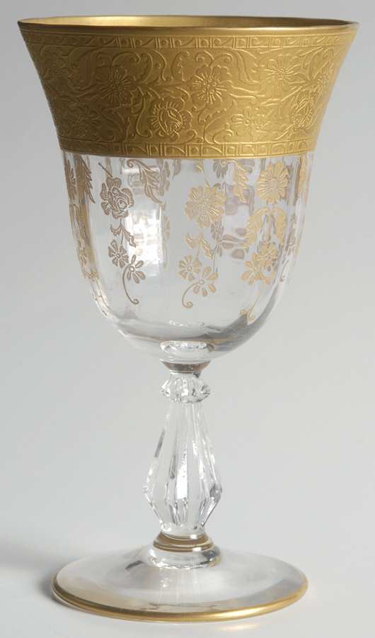 Royal Crown Water Goblet by Glastonbury - Lotus-1