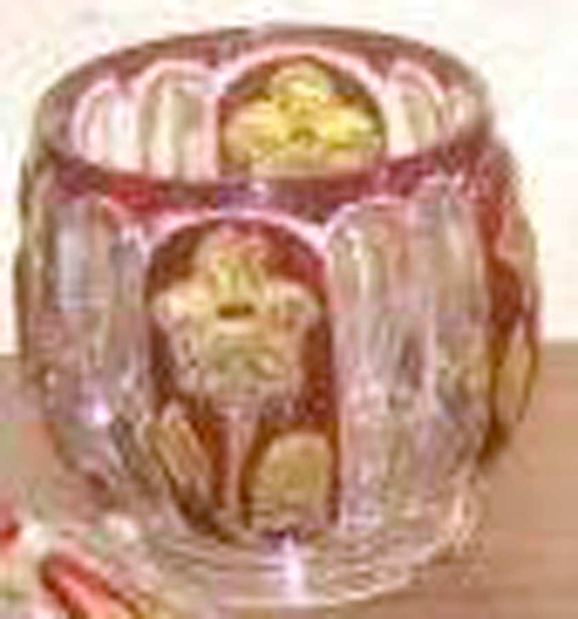 Sunken Primrose Ruby and Yellow Flash Open Sugar by Greensburg-1