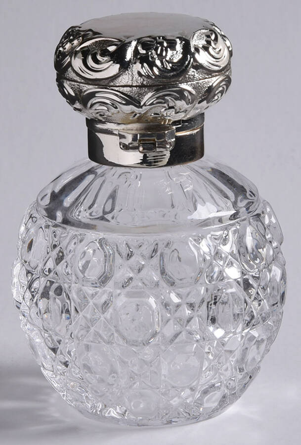 Alexandra Round Perfume Bottle & Stopper by Godinger-1