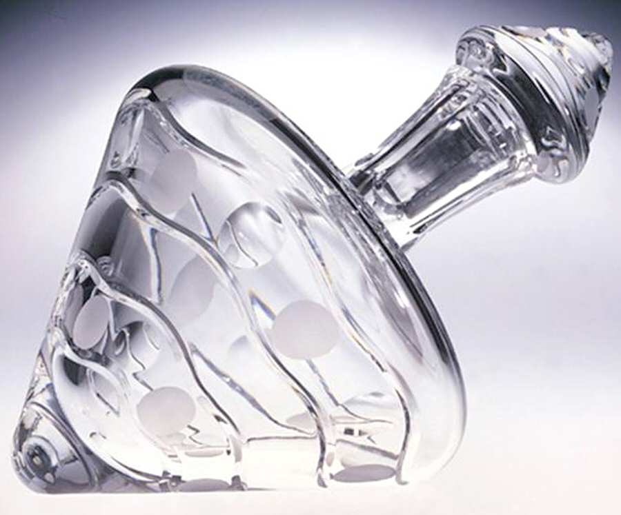 Deco Tilted Decanter & Stopper by Godinger-1