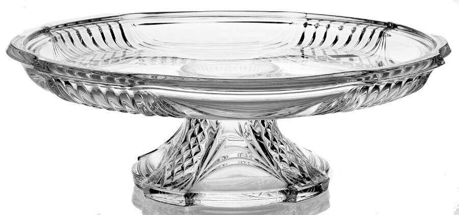 Lexington 12" Diameter Pedestal Cake Stand No Dome by Godinger-1
