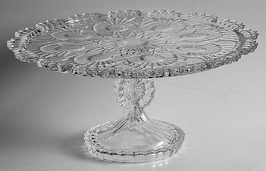 Royalty Round Tall Cake Stand by Godinger-1
