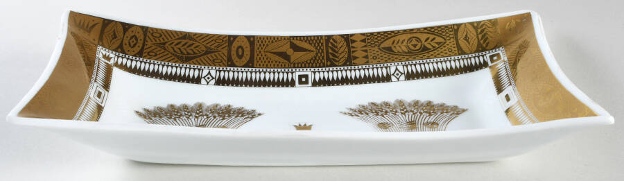 Harvest (Wheat) 11" Rectangular Tray by Georges Briard-1