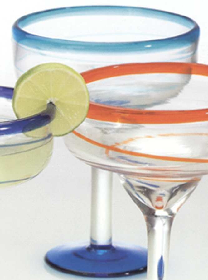 Swirl Collection Margarita Glass by Global Amici-1