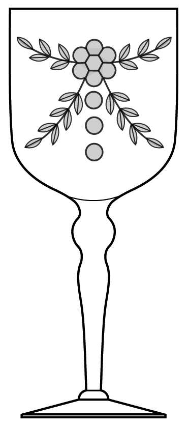 37-11 Water Goblet by Glastonbury - Lotus-1