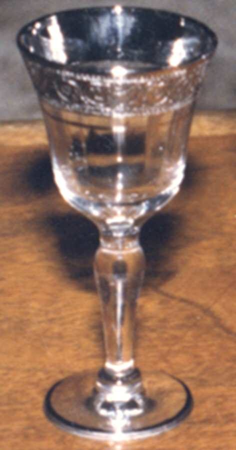 Minton (1000, Platinum Encrusted) Cordial Glass by Glastonbury - Lotus-1