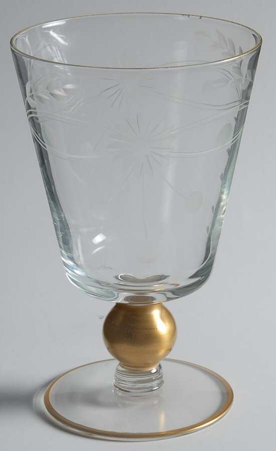 553-6 Water Goblet by Glastonbury - Lotus-1