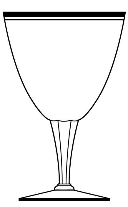 Fontana Gold Water Goblet by Glastonbury - Lotus-1