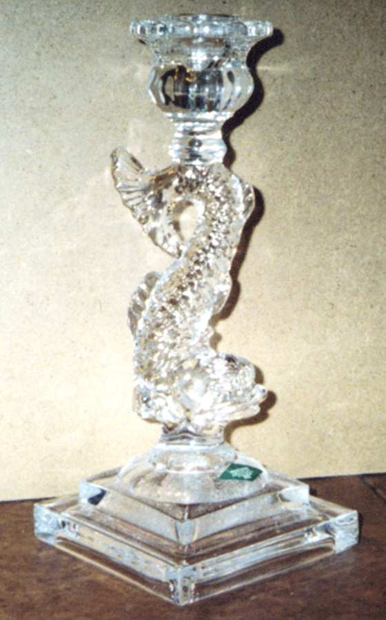 Animals & Figurines #15873 10" Dolphin Candlestick by Godinger-1