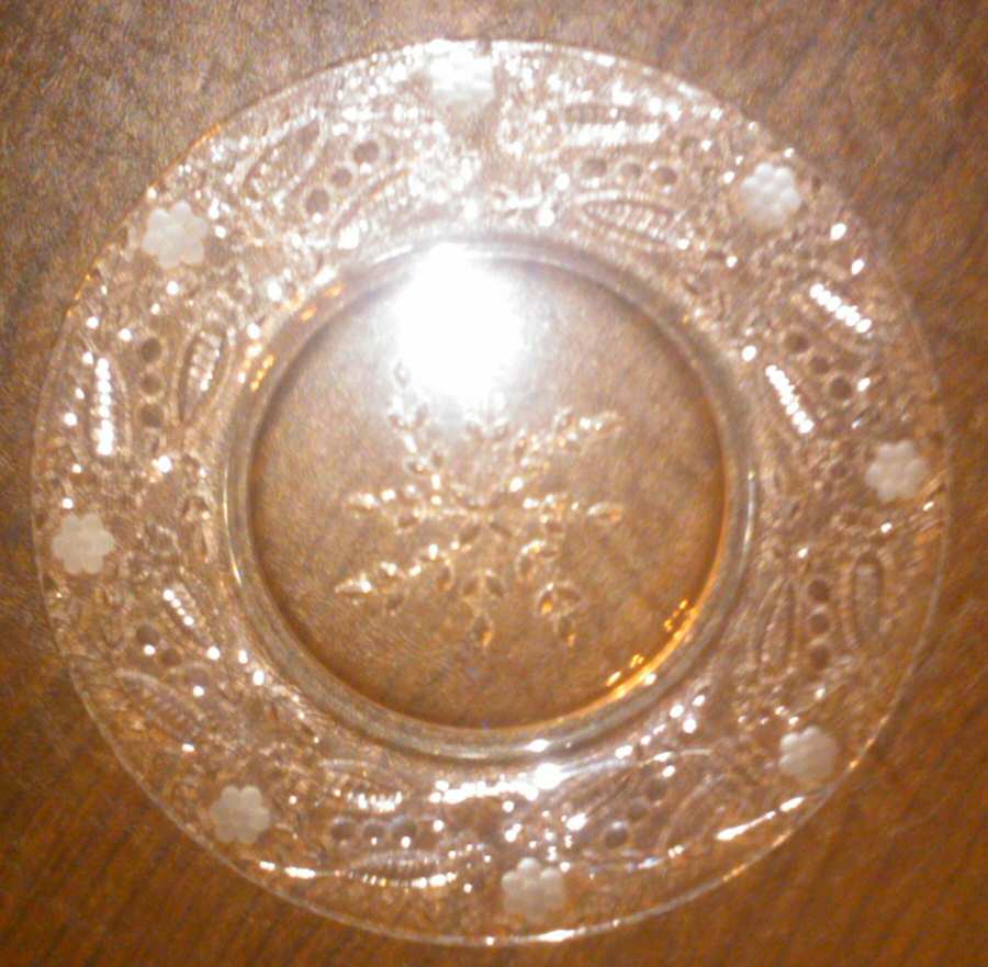 67-9 Dinner Plate by Glastonbury - Lotus-1